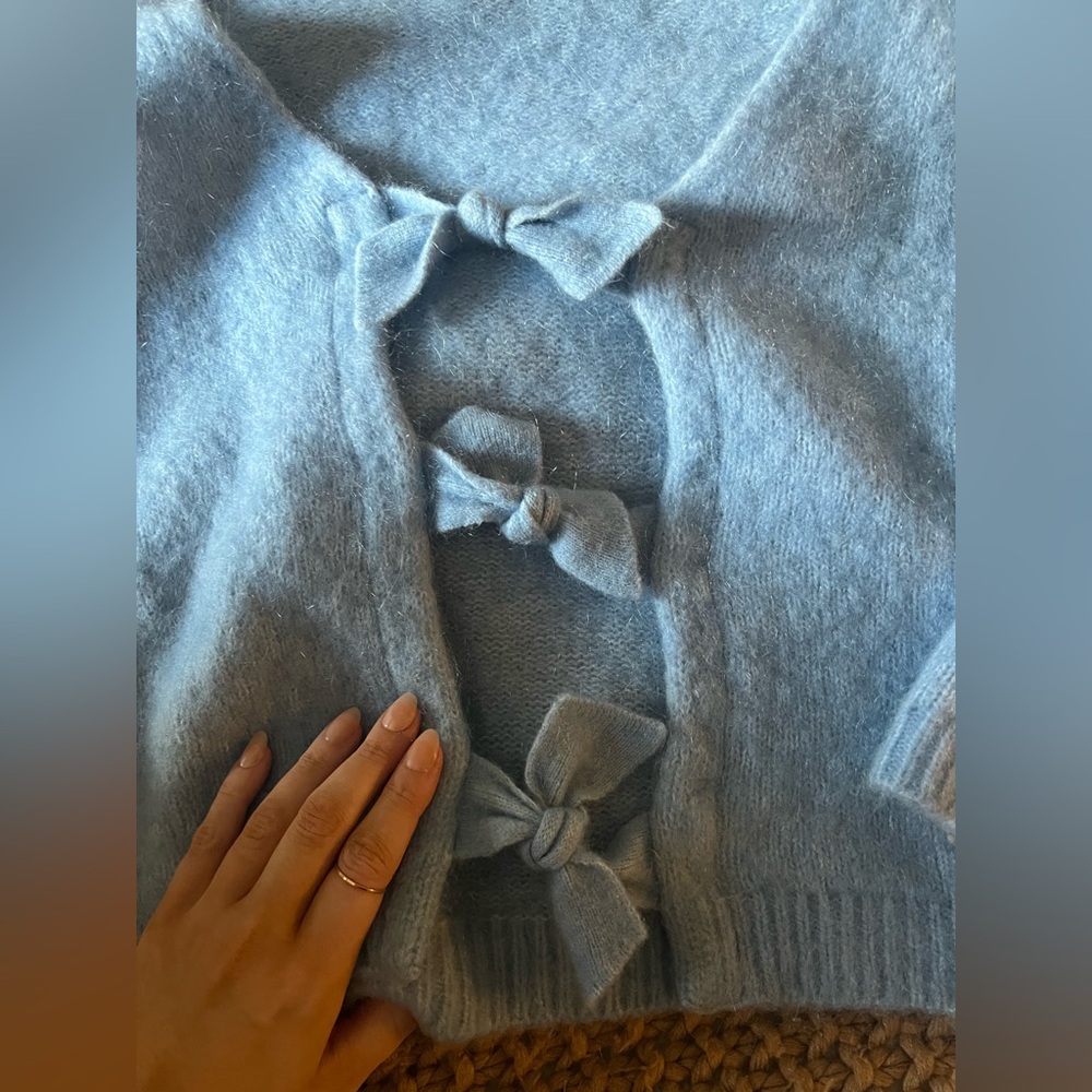 Sezane Blue Sweater - Picture 5 of 10